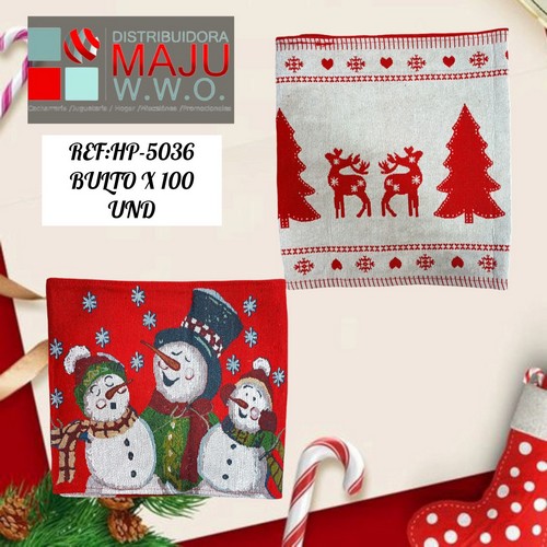 Mantel Navide?O Estampados Varios De 35X23