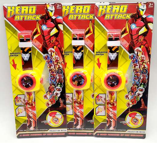 Reloj Proyector Super Heroe