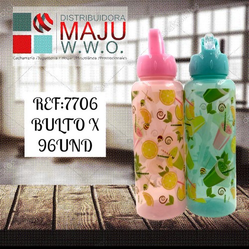 Botilo Estampado Colores Neon De 500Ml {Do854