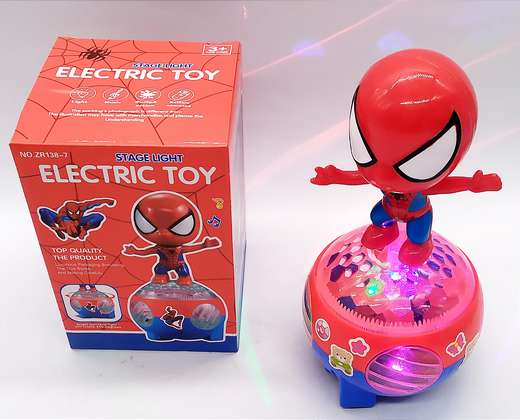 Zr138-7 Hombre Araña Con Luces Y Sonido Esfera