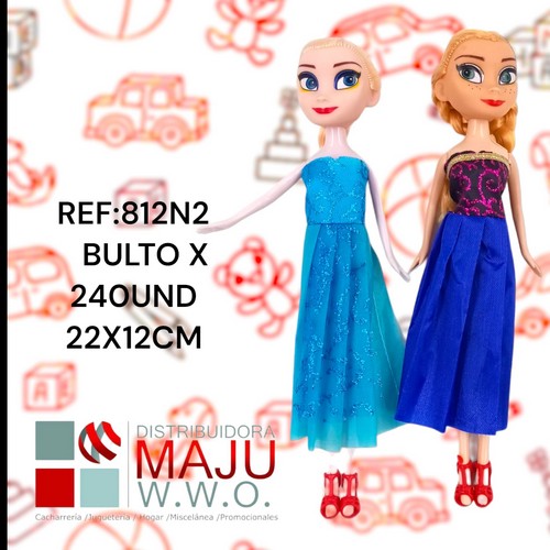 Muñecas Con Diseños Varios X 2 Para Niñas 2
