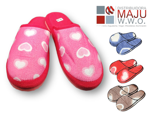 Pantuflas Diseños Y Colores Varios 38/39,40
