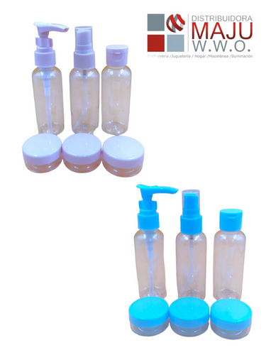 Recipientes Para Biocuidado X6 Pcs Colores Var