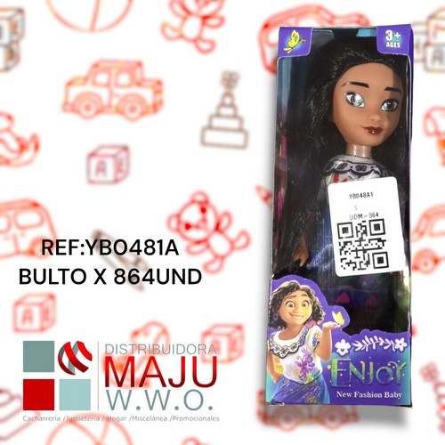 Muñeca Con Bestido Tradicional Colombiano