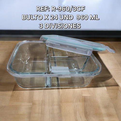 R-960/3Cf-Refractaria Hermetica Rectangular Con 3