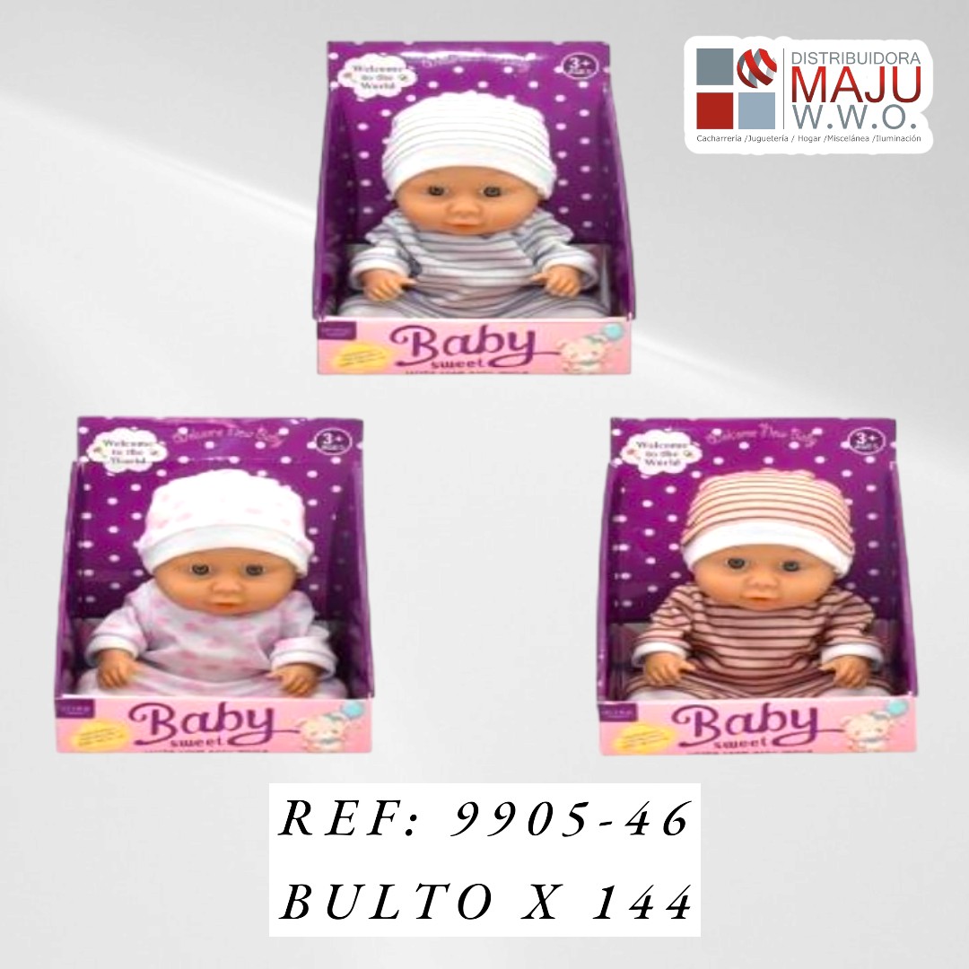Muñeca Bebé Baby Sweet Con Ropa Suave, Som
