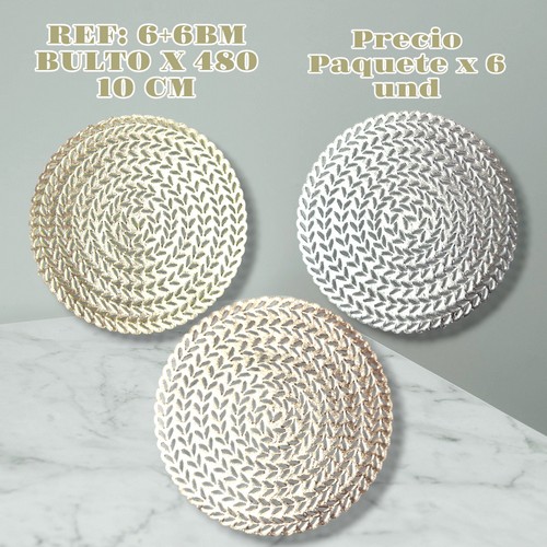 6+6Bm-Porta Vasos 10Cm X6 Und Brillantes (Precio