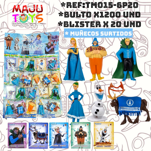 Blister De Personajes Con Carta En Bols