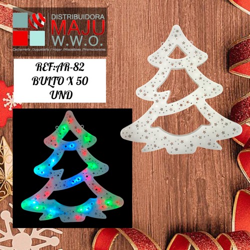 Arbol Navide?O Decorativo Led 42X38 Cm