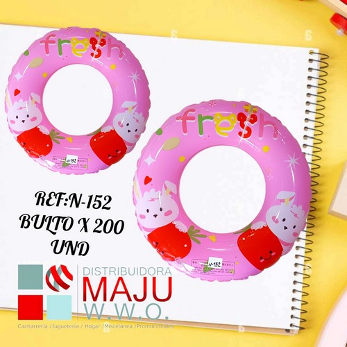 Inflable Para Piscina Rueda Fresas 70Cm