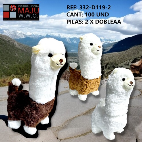 D119-2 Llama Peluche Con Movimiento