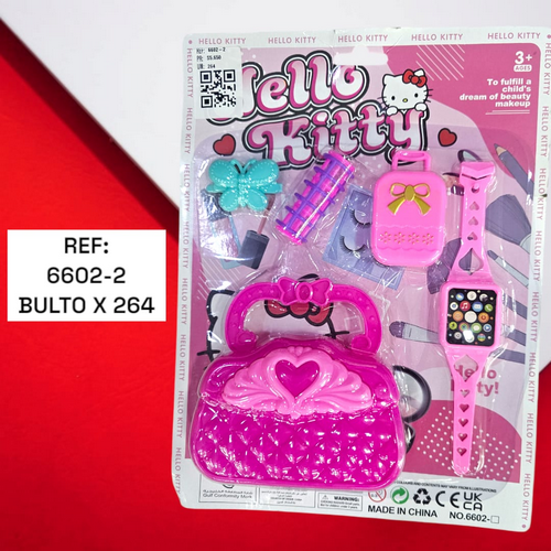 Juguete Set De Belleza Con Bolso Y Reloj De