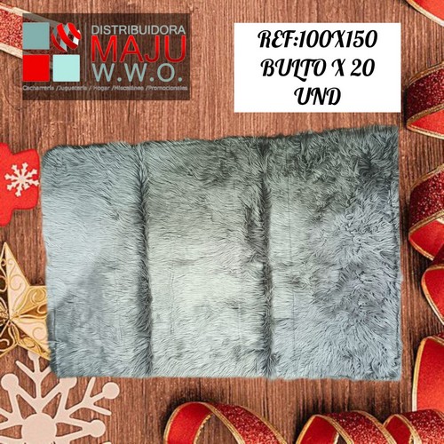 Tapete Rectangular Peludo 100X150Cm