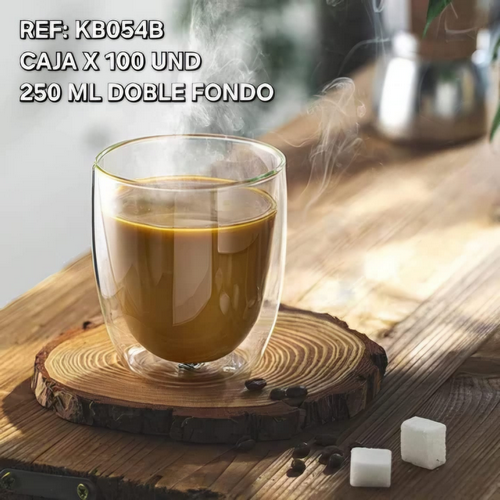 Vaso Doble Fondo 250Ml Hexagonal