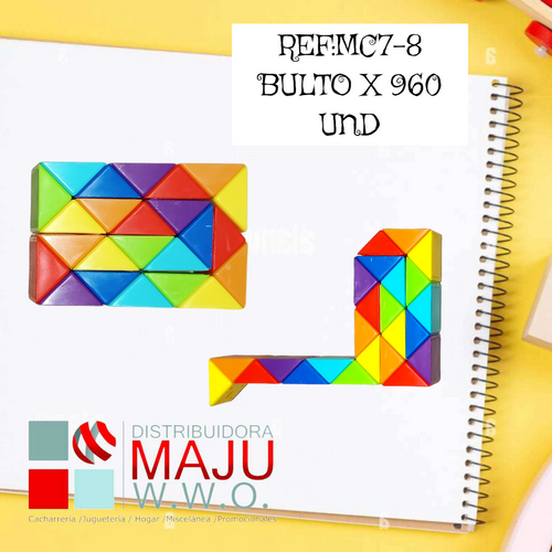 Regla Magica Colores 2,5X2Cm {Do866}