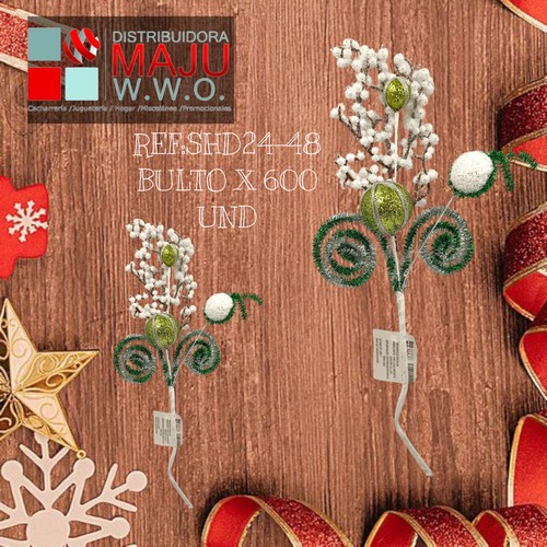 Pin Navideño Chelines Espirales Con Fruto