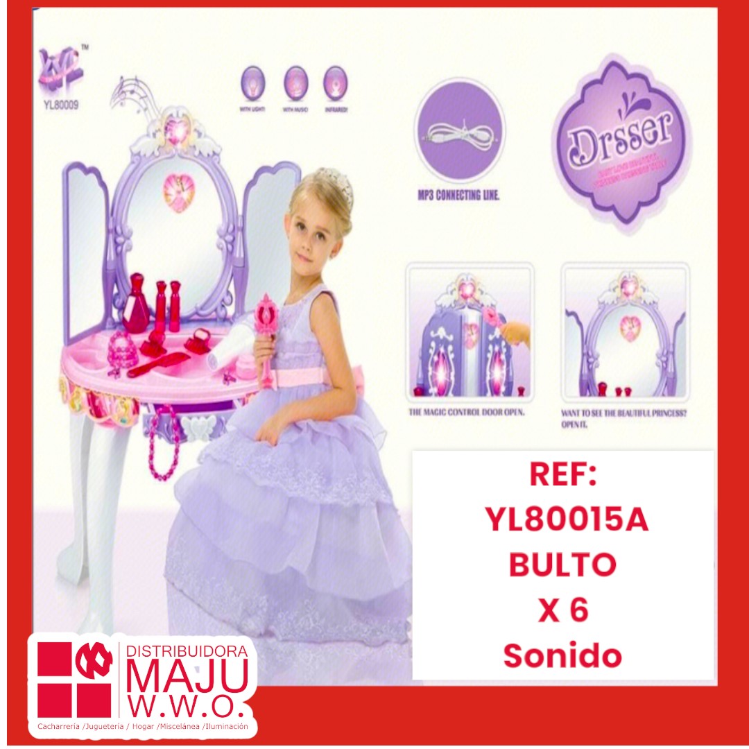 Juguete Set De Tocador Con Luces, Sonido