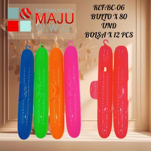 Portacepillo De Lujo Con Broche X12Pcs Color
