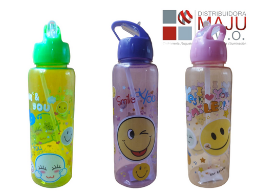 Botilo Emoticones Importado De 700Ml Diseñ