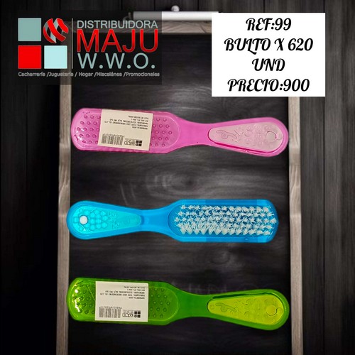 Cepillo Para Lavar Acrilico Mango Uvas 17 X 3