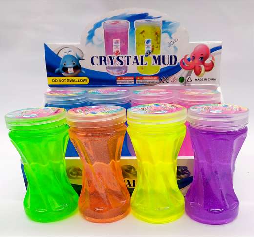 Slime Crystal Neon Colores Varios Caja X8 P