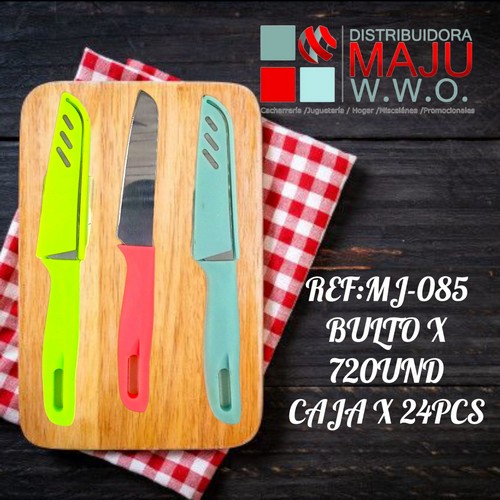 Cuchillo De Cocina Con Proctetor Varios Col