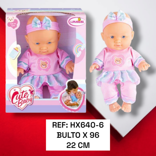 Muñeca Para Niña En Pijamas Rosa Y Morado