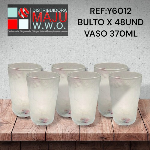 Vaso Texturizado Verde Roca De 280Ml Caja X