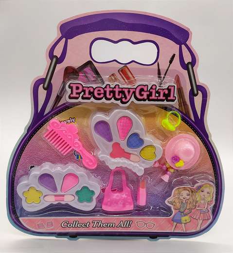Set De Maquillaje En Forma De Bolso. 29X27X1.