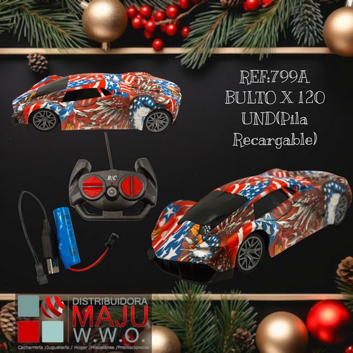 Carro Control Remoto Luz Sonido(Requiere Pila
