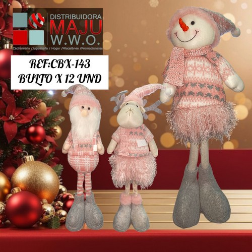Mu?Eco De Navidad Patas Largas No Escualiz