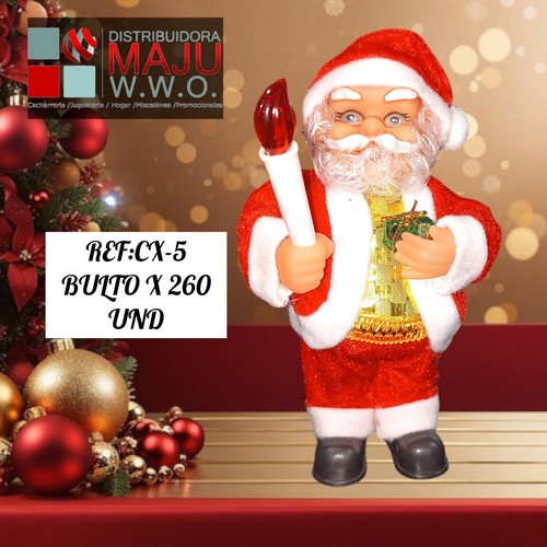Papa Noel Antorcha En Bolsa (Requiere Pilas)2