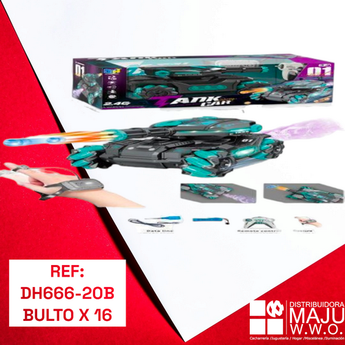 Tanque A Control Remoto Y Pila Recargabl