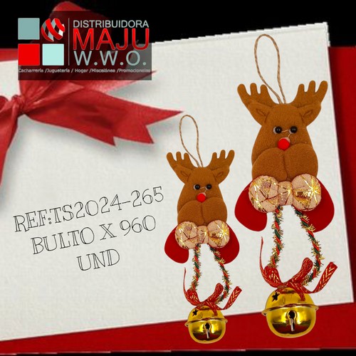 Personajes Navideños Con Cascabel Para