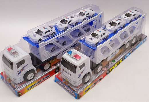 Juguete Camion Transportador De Carros 5Pcs