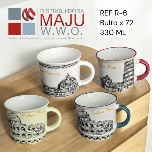 Pocillo Mug Grande Diseños Monumentos Varios