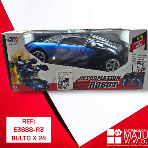 Juguete Transformer Autos De Lujo A Contr