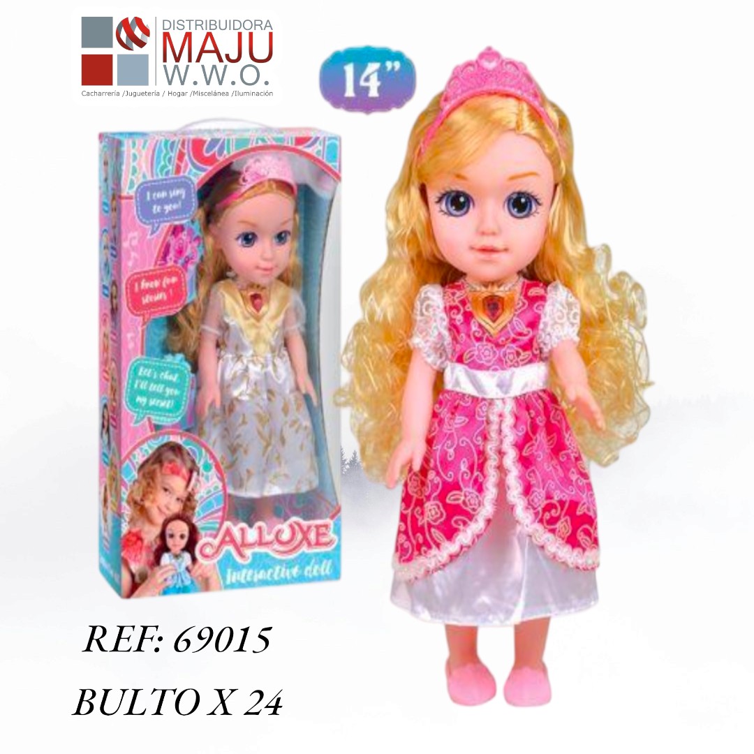 Muñeca Para Niña Interactiva Responde Palabr