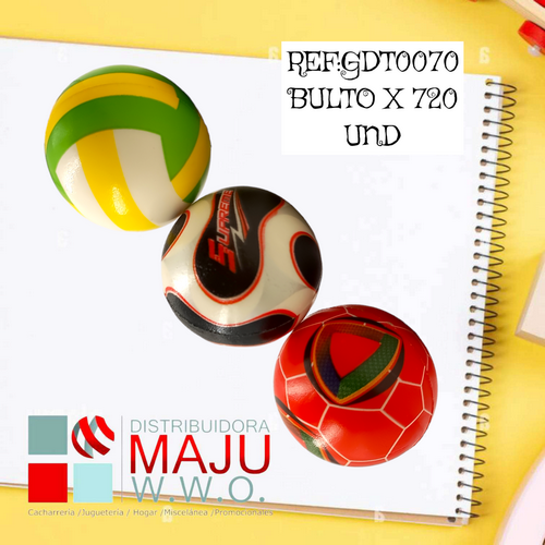 Pelota Anti Estres En Varios Diseños Bolsa