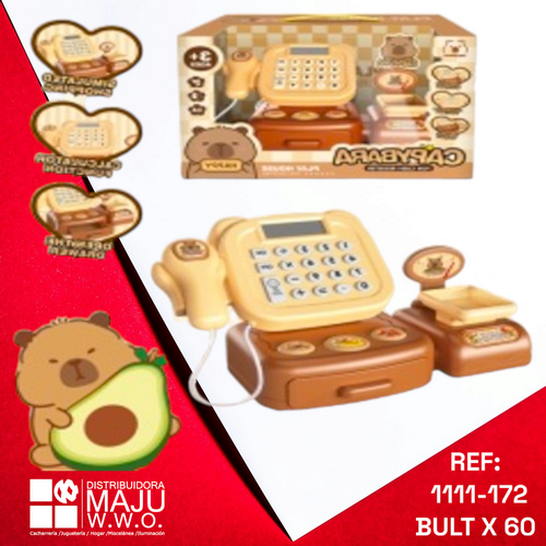 Juguete Caja Registradora Capibara