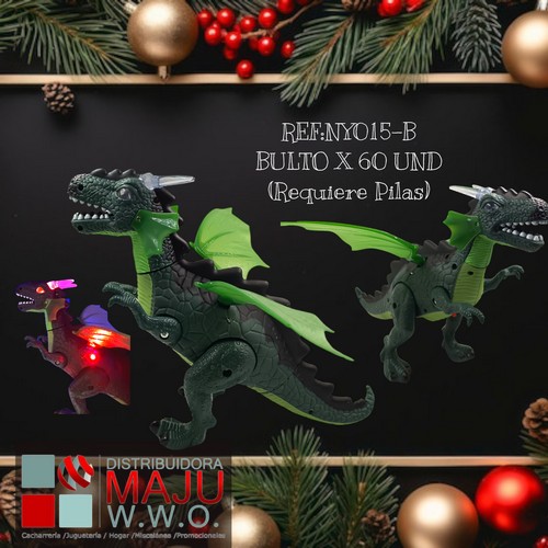 Dinosaurio Con Luz Y Sonido(Requiere Pilas
