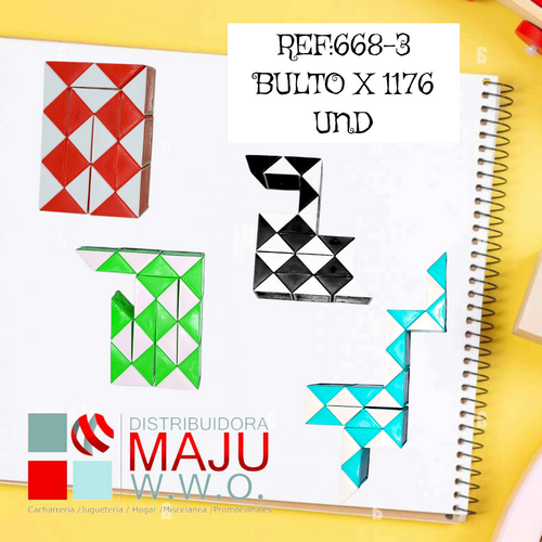 668-3 Regla Magica Colores 7X5Cm {Do864}