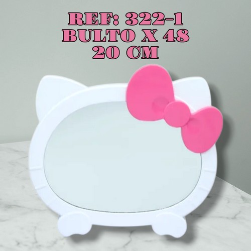 Espejo Forma Gato 20Cm