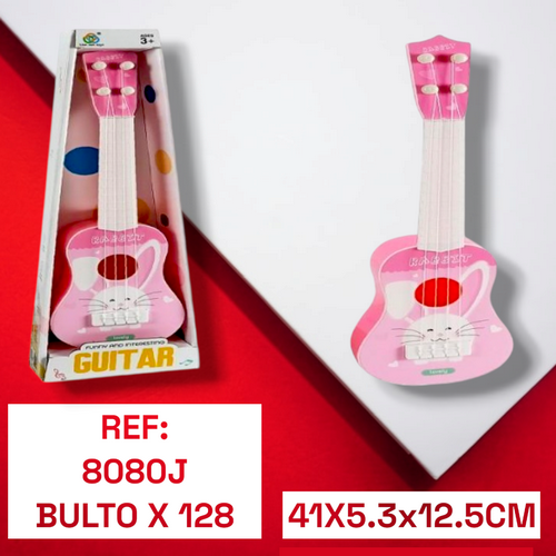 Guitarra Para Niños Rosa