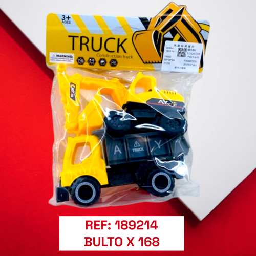 Carro Para Niños Excavadora Y Volqueta