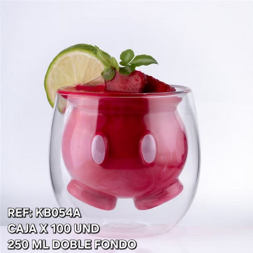 Vaso Doble Fondo Mickey 250 Ml