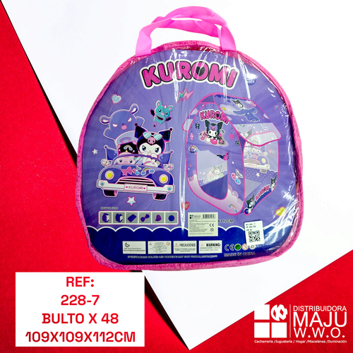 Carpa Infantil Kuromi 109*109*112Cm
