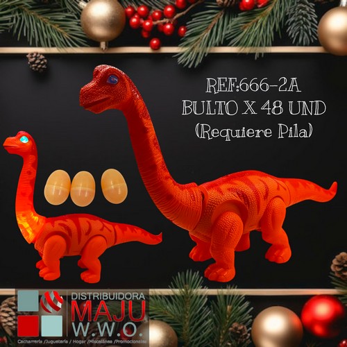 Dinosaurio Con Proyector De Luz Y Huevos(Re
