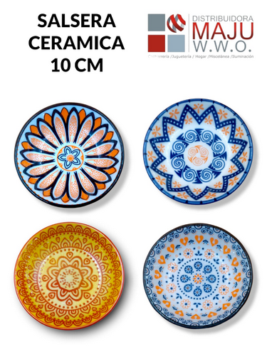 Salsera Ceramica Capacidad 140Ml Colores Var