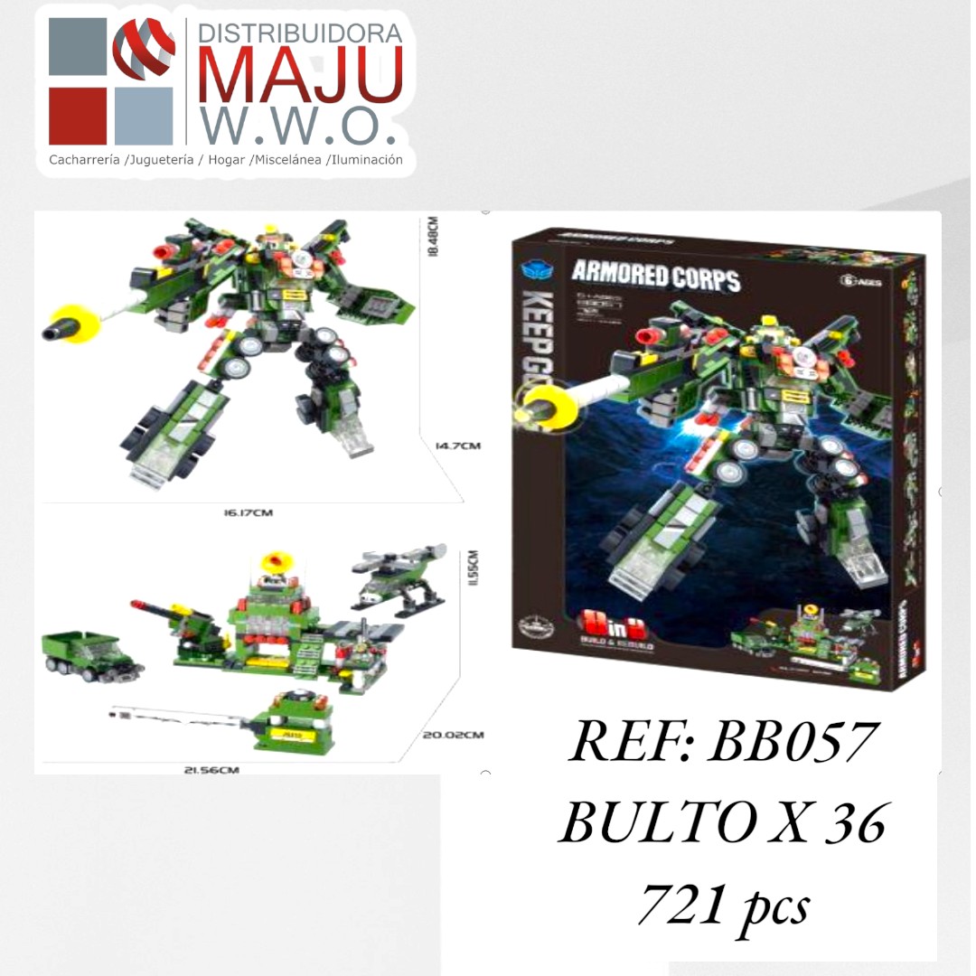 Juguete Transformer Lego 721 Pcs
